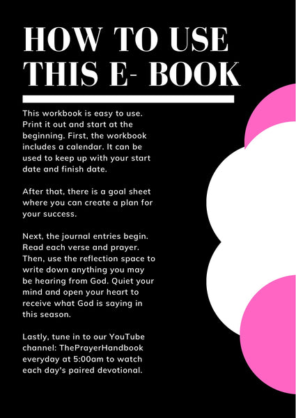 2025 21 Day Prayer & Devotional E-Book You Got This Ebook